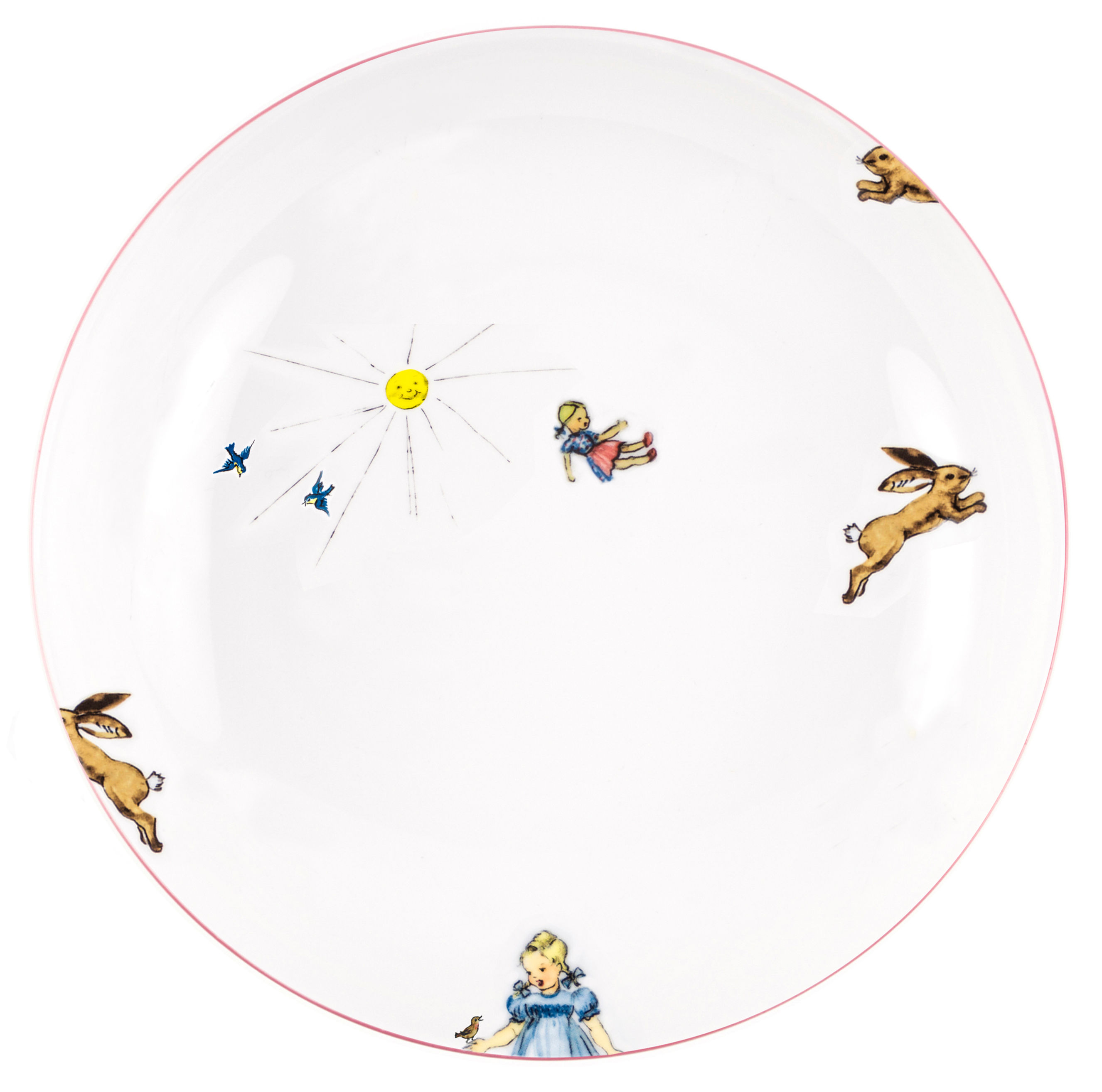 LM-3-DINNER PLATE "Girl"