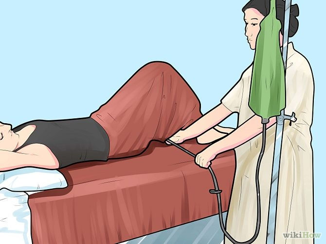 Enema de limpeza