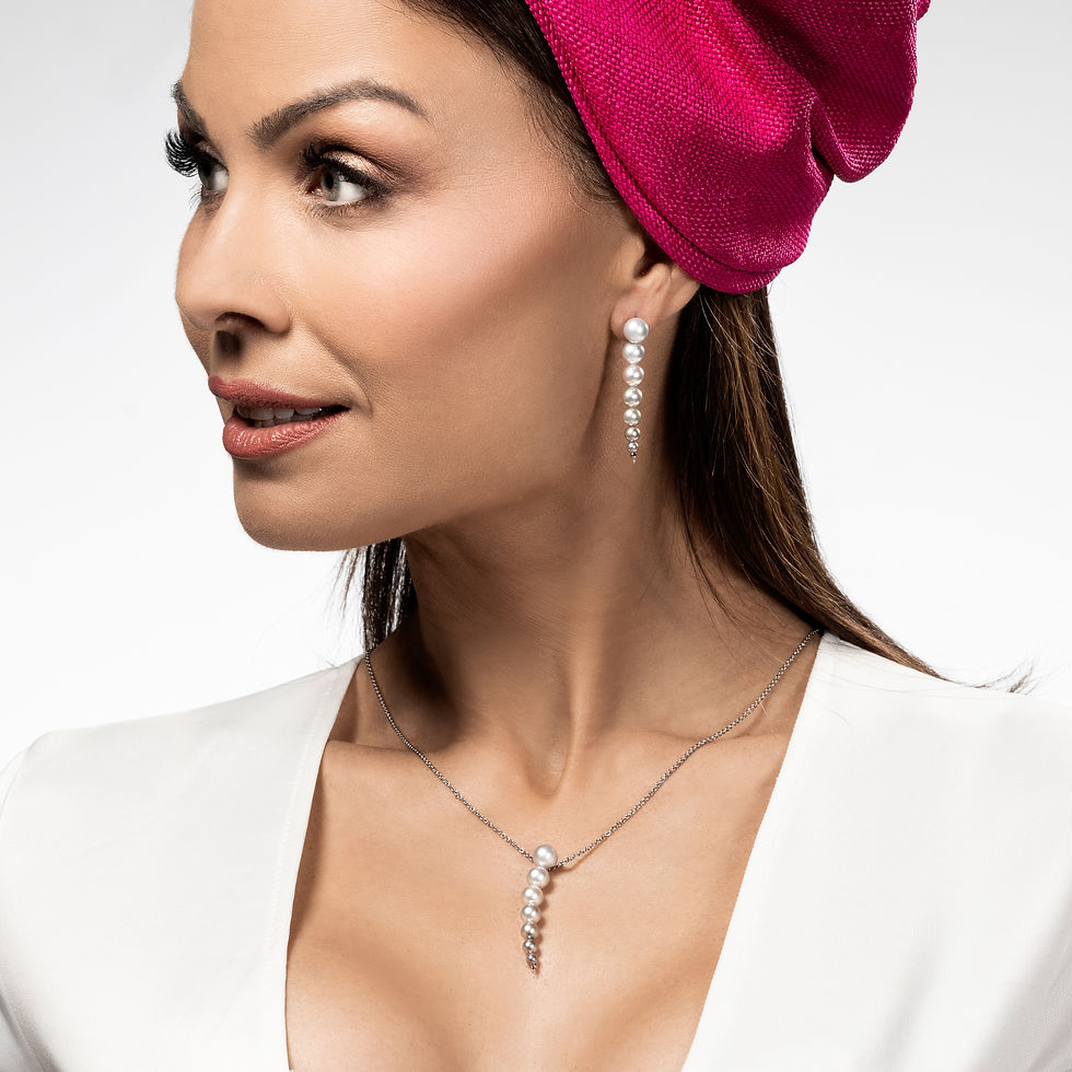 Circa AD Jewels | Platinum & Akoya pearl pendant on chain