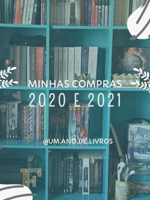 Minhas compras de livros de 2020 e 2021