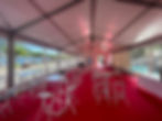 Evento istituzionale con posa moquette rossa