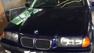 大仙市《出張》BMW断熱フロントガラス、サンテクト。