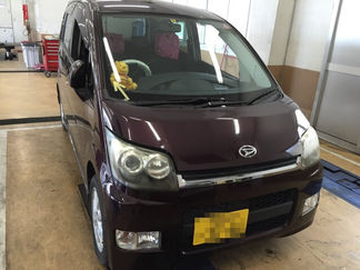 湯沢市 自動車ガラス交換。ムーヴ グッドプライスフロントガラス。