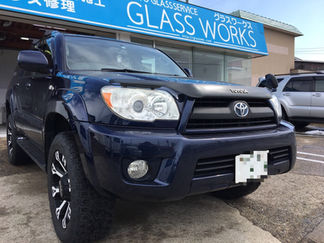 秋田市《来店》ハイラックスサーフ ヘッドライトリペア。