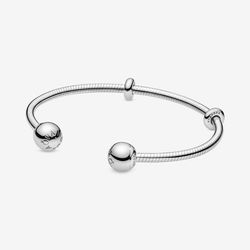 Moments Snake Chain Open Bangle