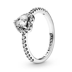 Elevated Heart Ring