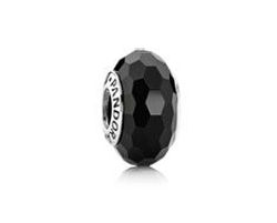 Vidro Murano Facetado Preto