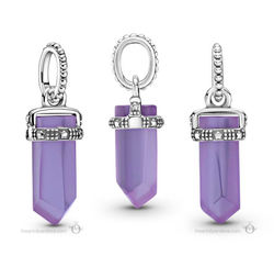 Purple Amulet Pendant