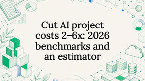 AI project cost benchmark title card