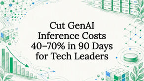 Decorative GenAI cost optimization title card