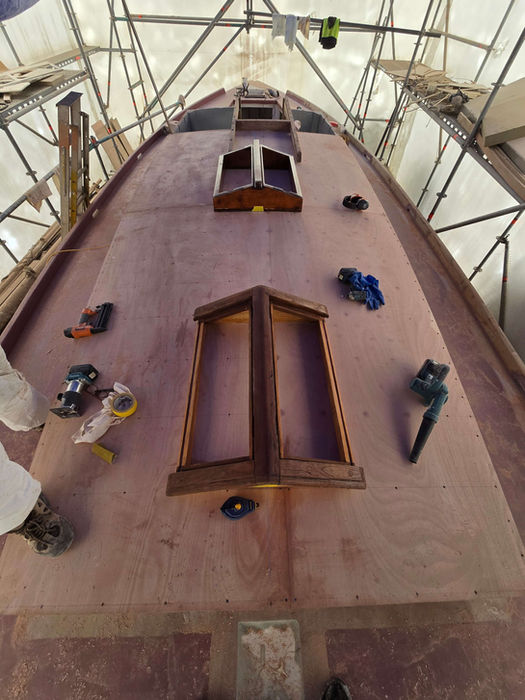 Wooden Sail Barbary deck restoration: progress update