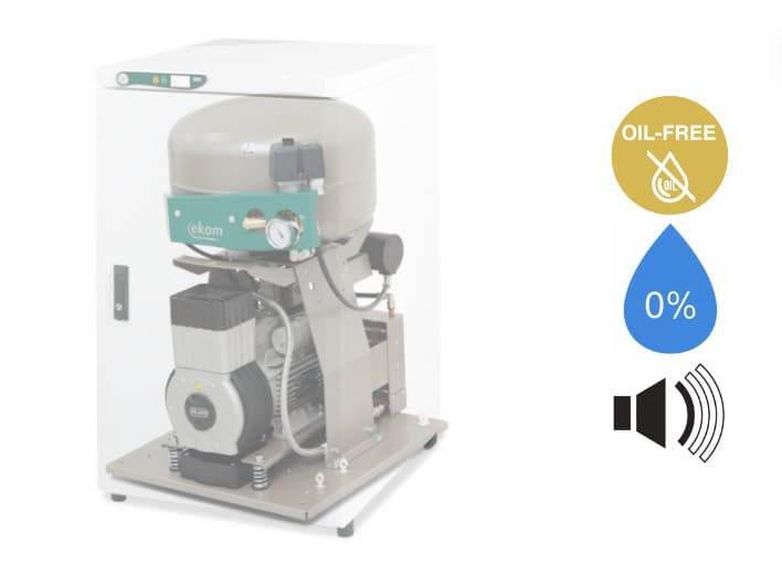 Miniature : Compresseur EKOM DK50 PLUS SM