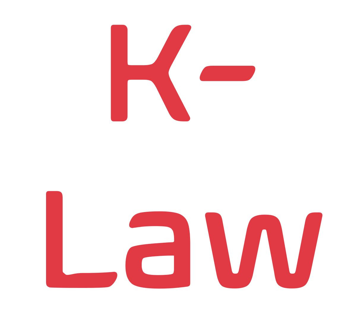 K law logo on sale