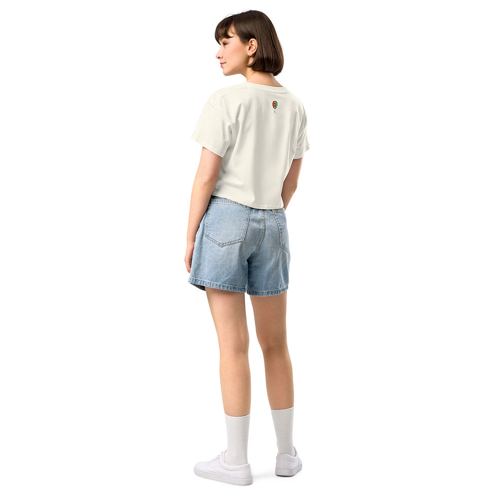Thumbnail: Welcome To Orange Hill Crop Tee | Welcome To Orange Hill Collection 