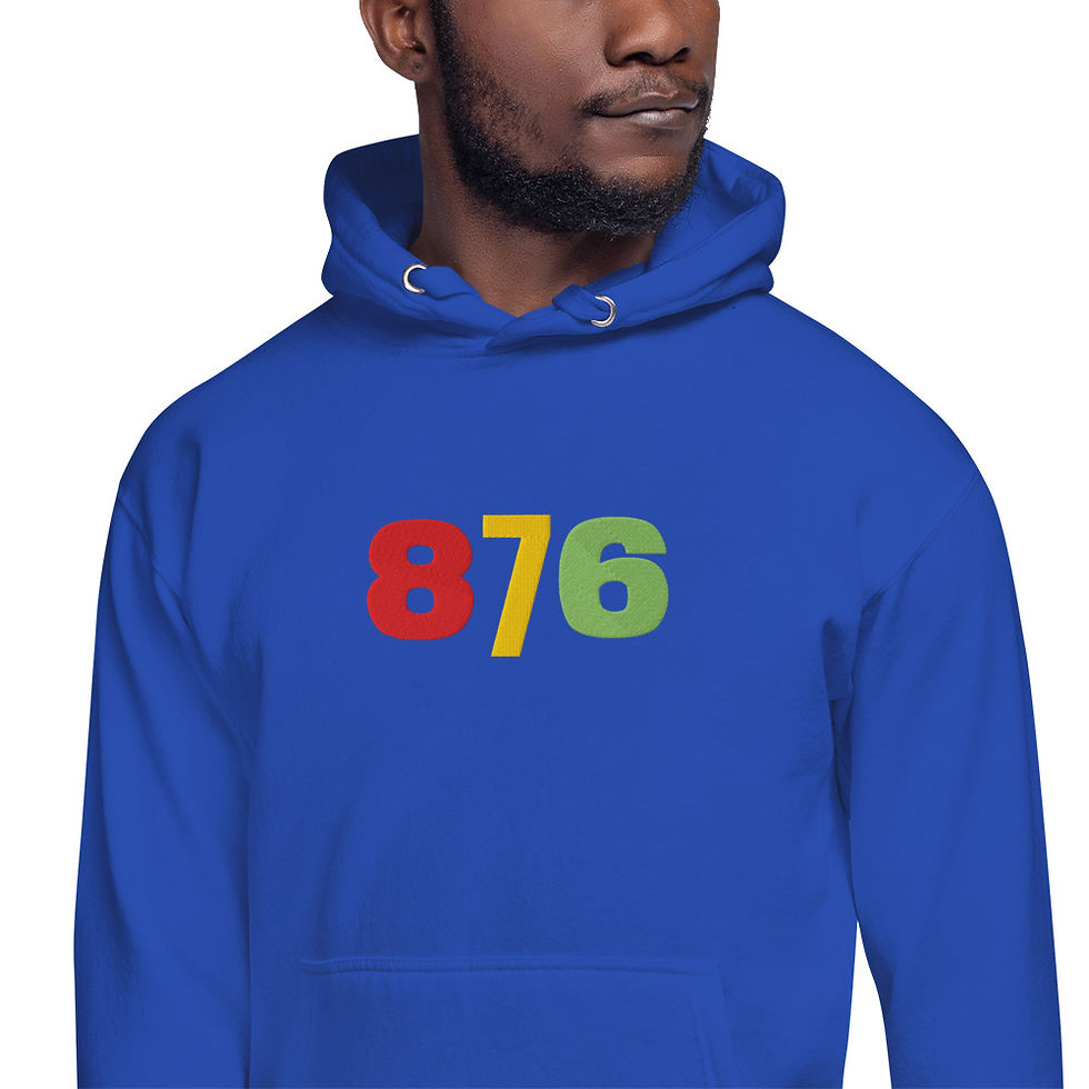 Thumbnail: 876 Connect | Rasta Hoodie | Embroidered 
