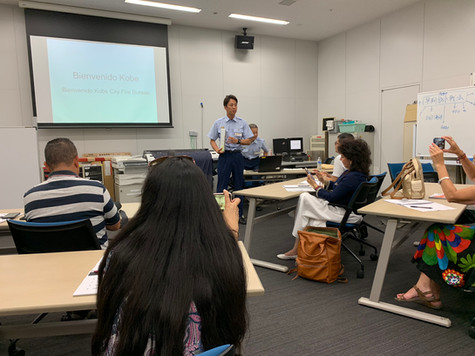 4 PASANTIA JAPON 2019 Taller sobre Prevencion de Desastres con funcionarios del PMU de Tok
