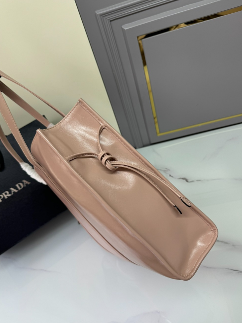 섬네일: 라지 가죽 토트백 1BG460 핑크