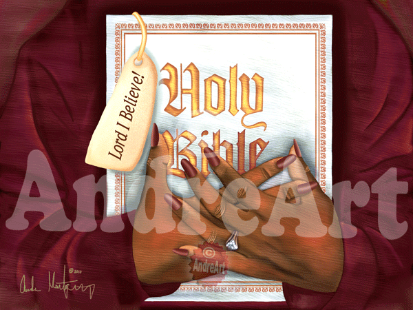 Black married woman embracing a bible.