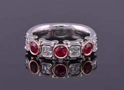ruby and diamond ring