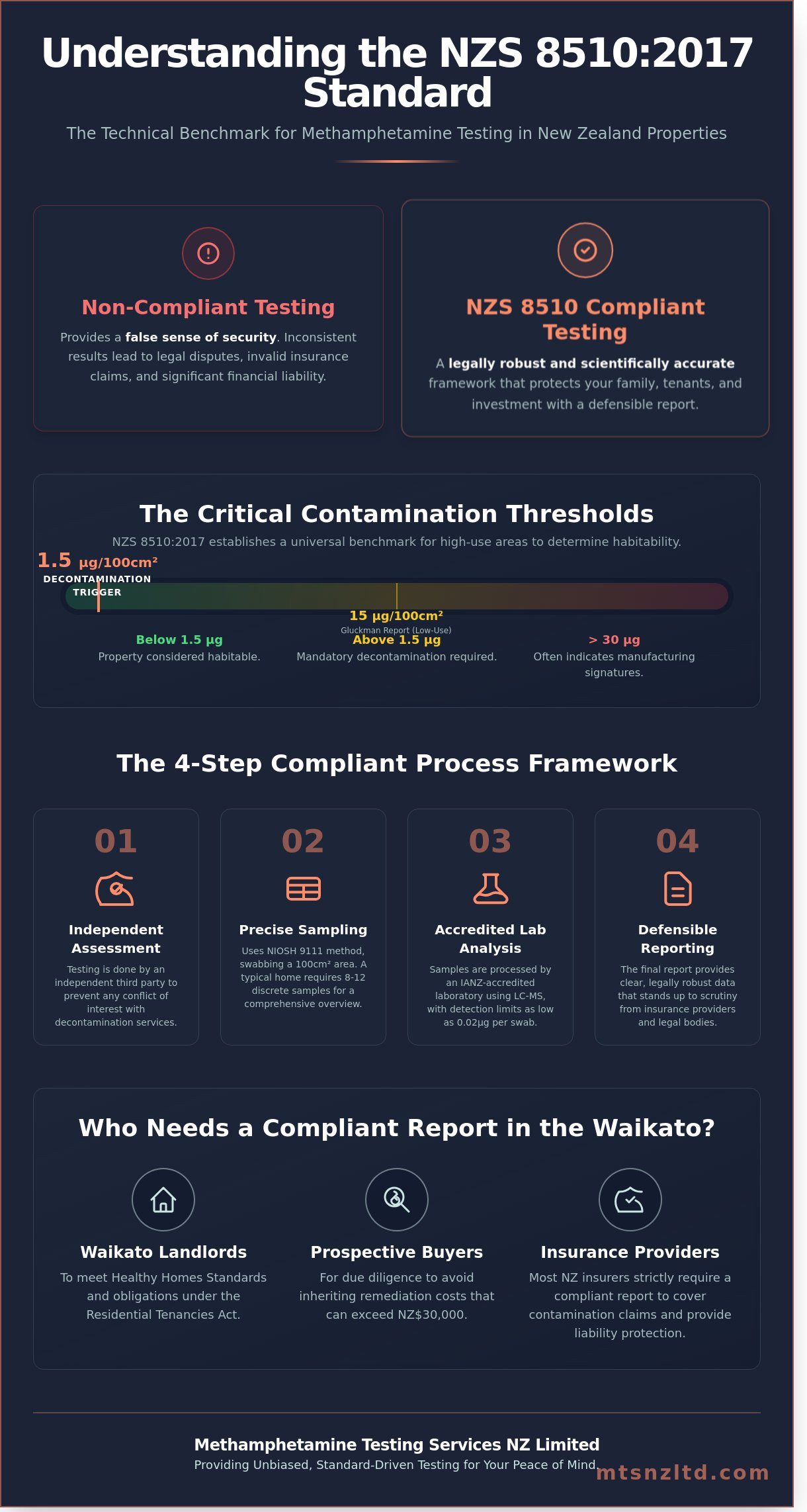Nzs 8510 compliant meth test
