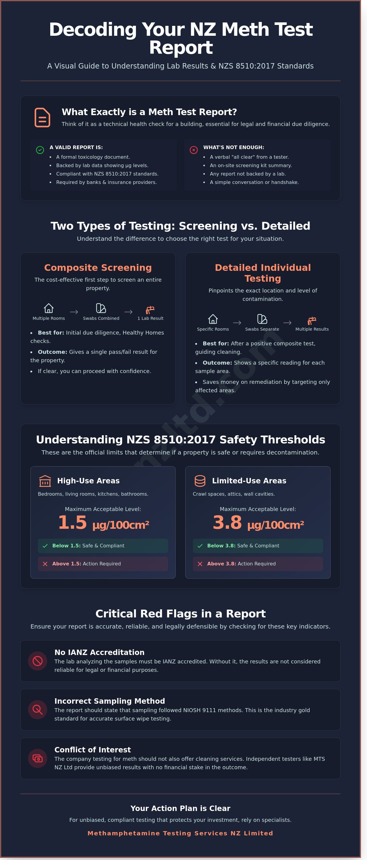 Meth test report nz