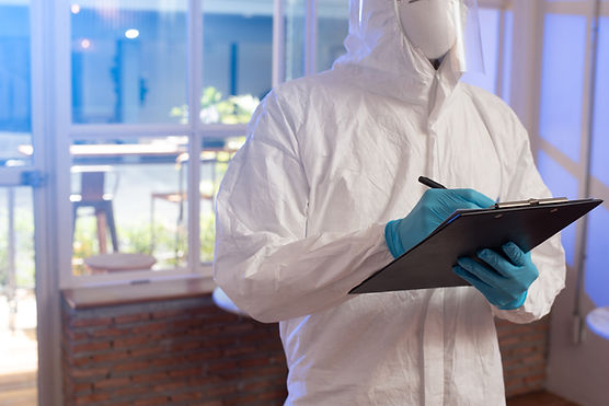 scientist keeping notes 