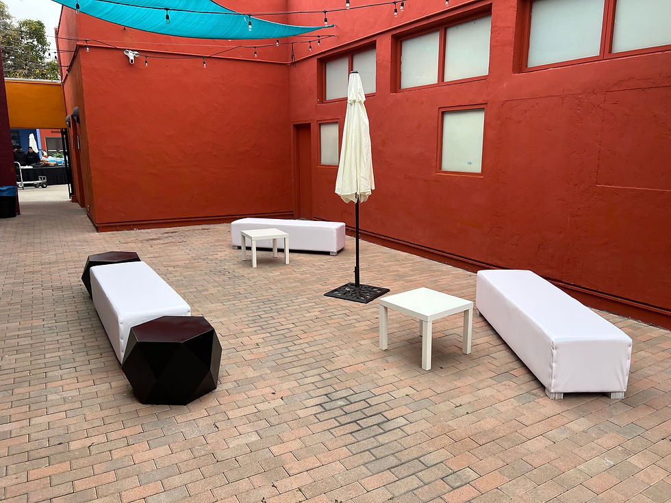 Thumbnail: White Lounge bench