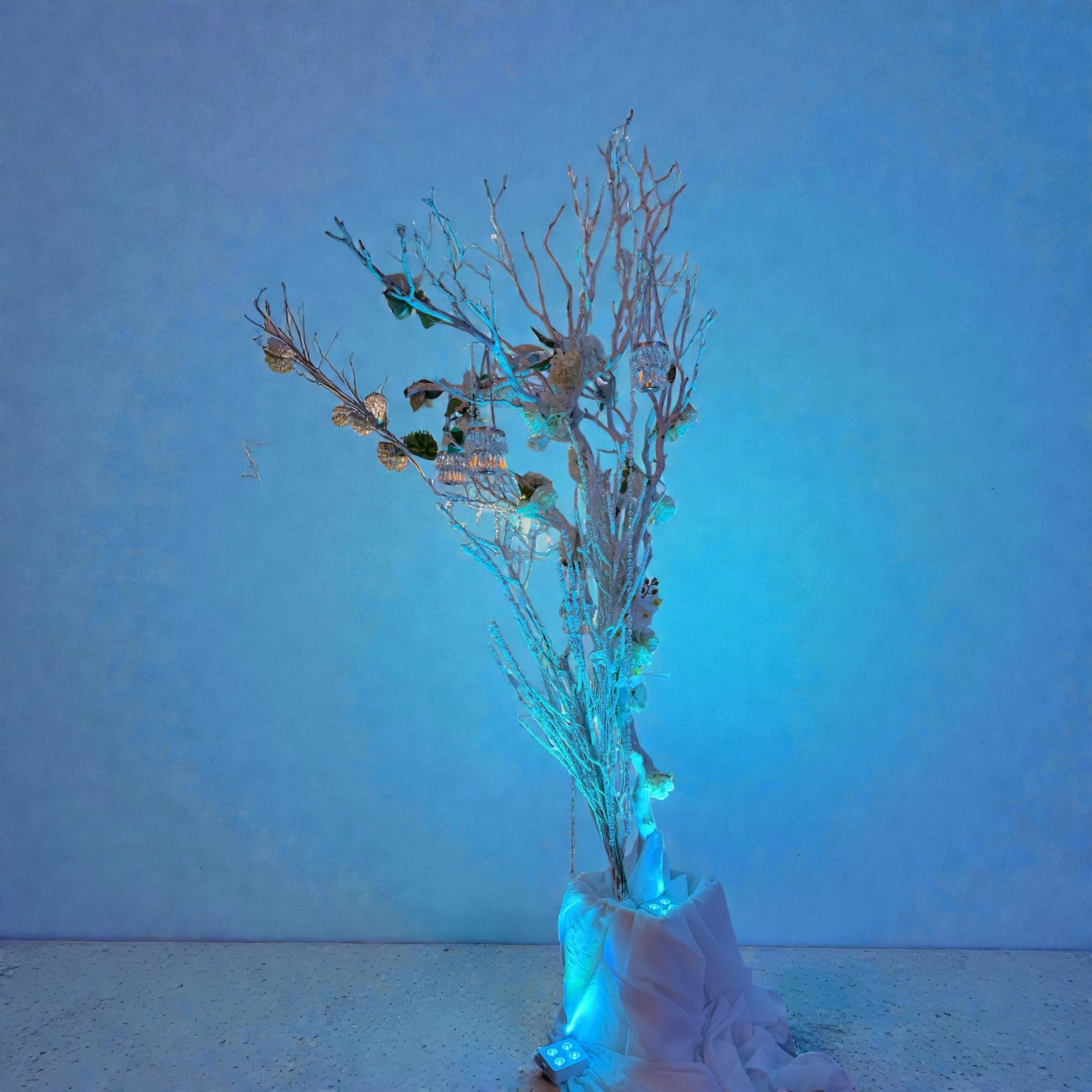 Custom tree with crystals