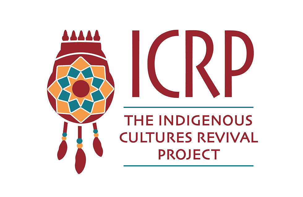 ICRP logo with text 'The Indigenous Cultures Revival Project'