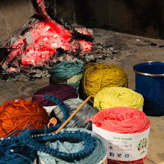 On the coals