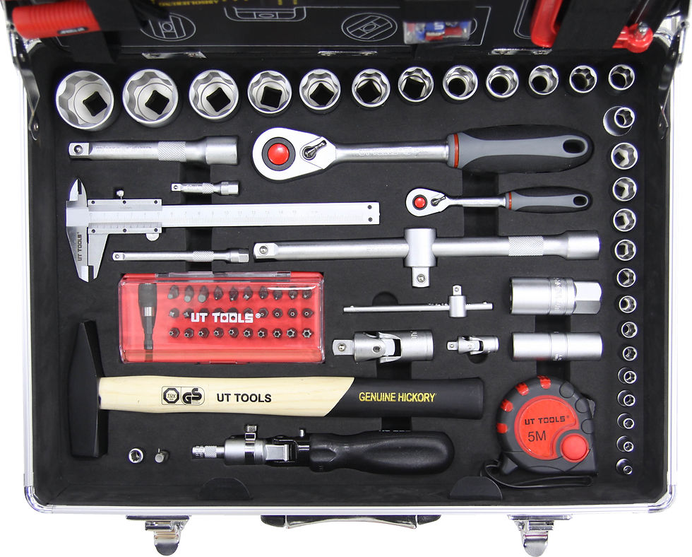 Thumbnail: 127 PCS Comprehensive Toolset with Divider
