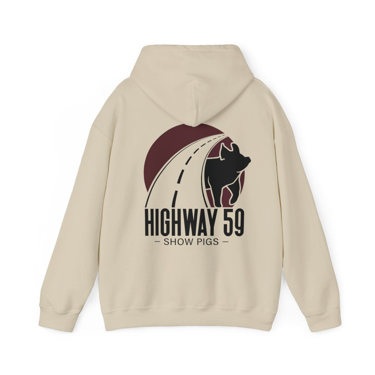 Adult Gildan Heavy Blend™ Hooded Sweatshirt - Highway 59 Show Pigs