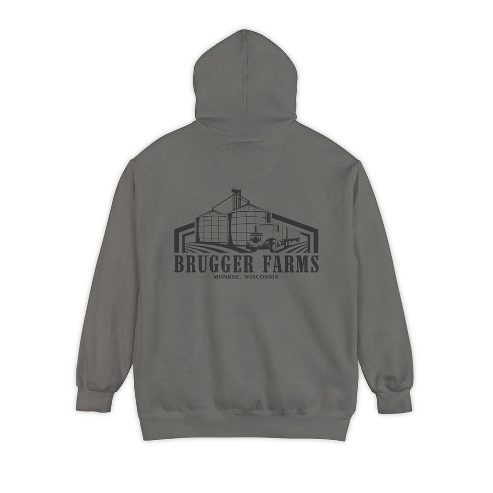 Thumbnail: Adult Comfort Colors Hooded Sweatshirt - Brugger Farms