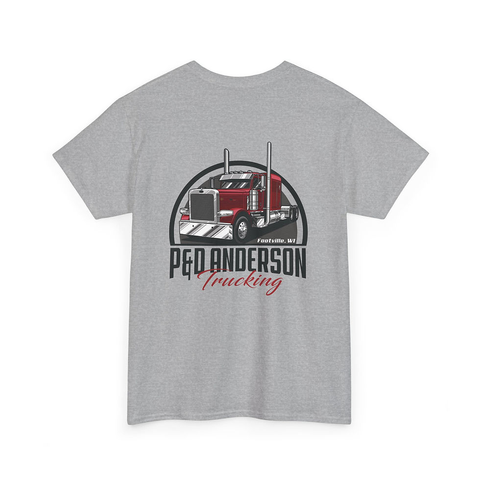 Thumbnail: Adult Gildan Unisex Heavy Cotton Tee - P&D Anderson Trucking