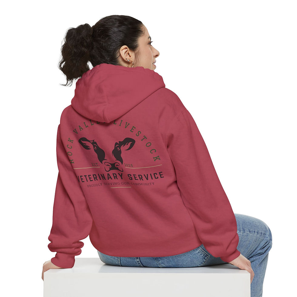 Thumbnail: Comfort Colors Hooded Sweatshirt - Rock Valley Livestock Vet Service
