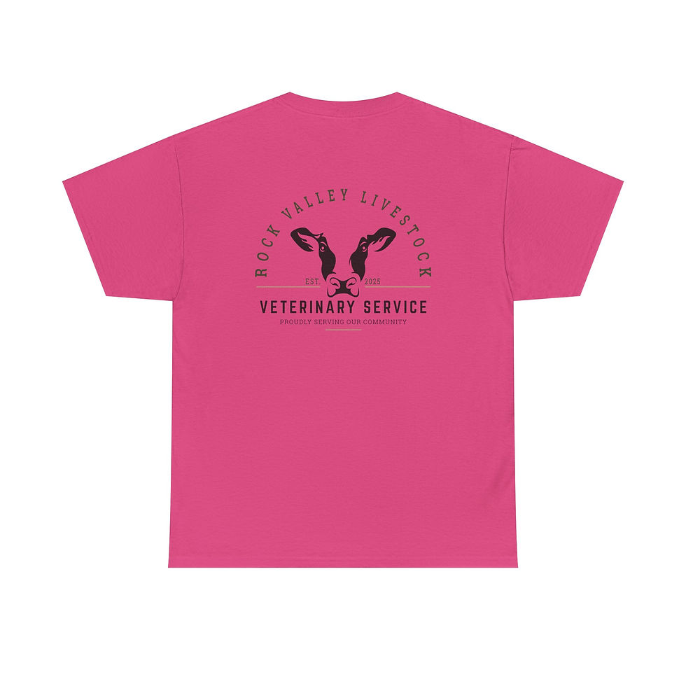 Thumbnail: Adult Gildan Unisex Gildan Tee - Rock Valley Livestock Vet Service