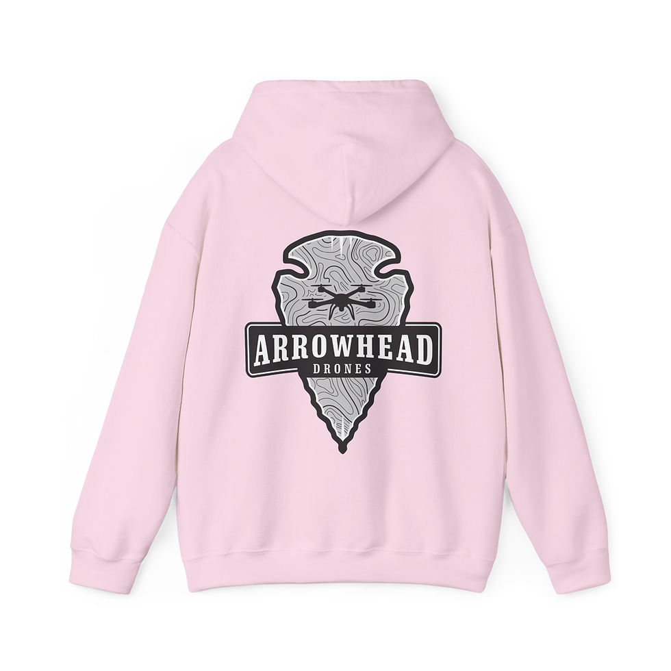 Thumbnail: Adult Gildan Heavy Blend™ Hooded Sweatshirt - Arrowhead Drones