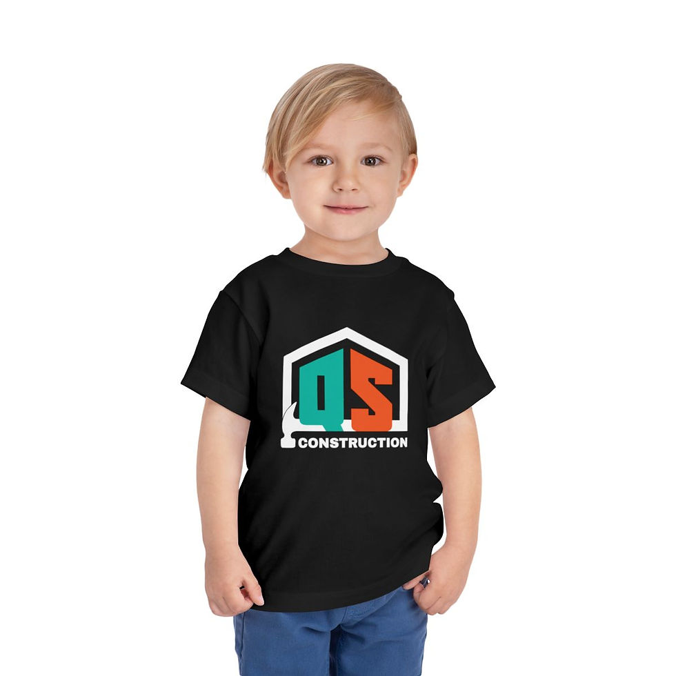 Thumbnail: Toddler Bella & Canvas Short Sleeve Tee - QS Construction