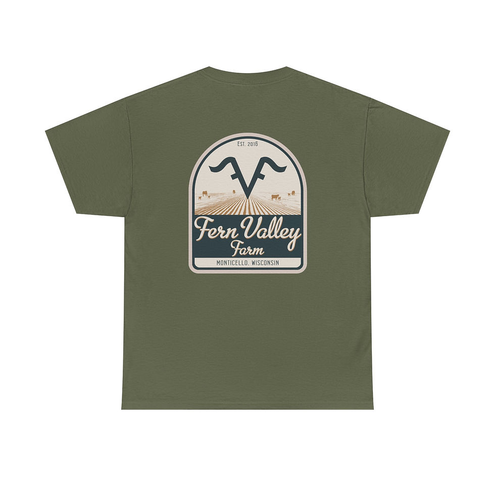 Thumbnail: Adult Gildan Unisex Gildan Tee - Fern Valley Farm