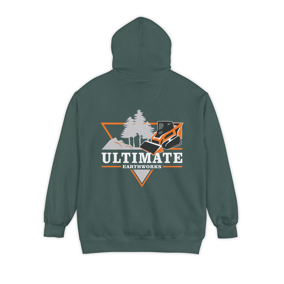 Thumbnail: Adult Unisex - Comfort Colors Hooded Sweatshirt - Ultimate Earthworks