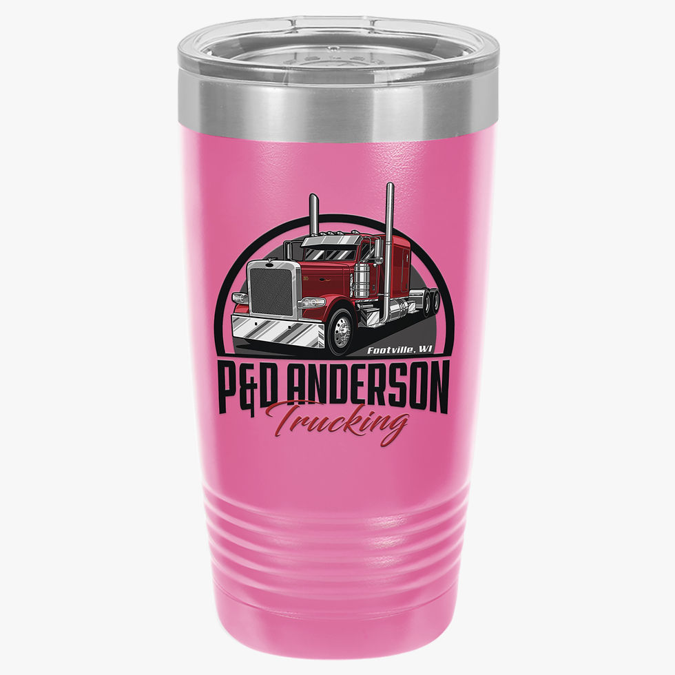 Thumbnail: Insulated Tumbler, 20oz - P&D Anderson Trucking