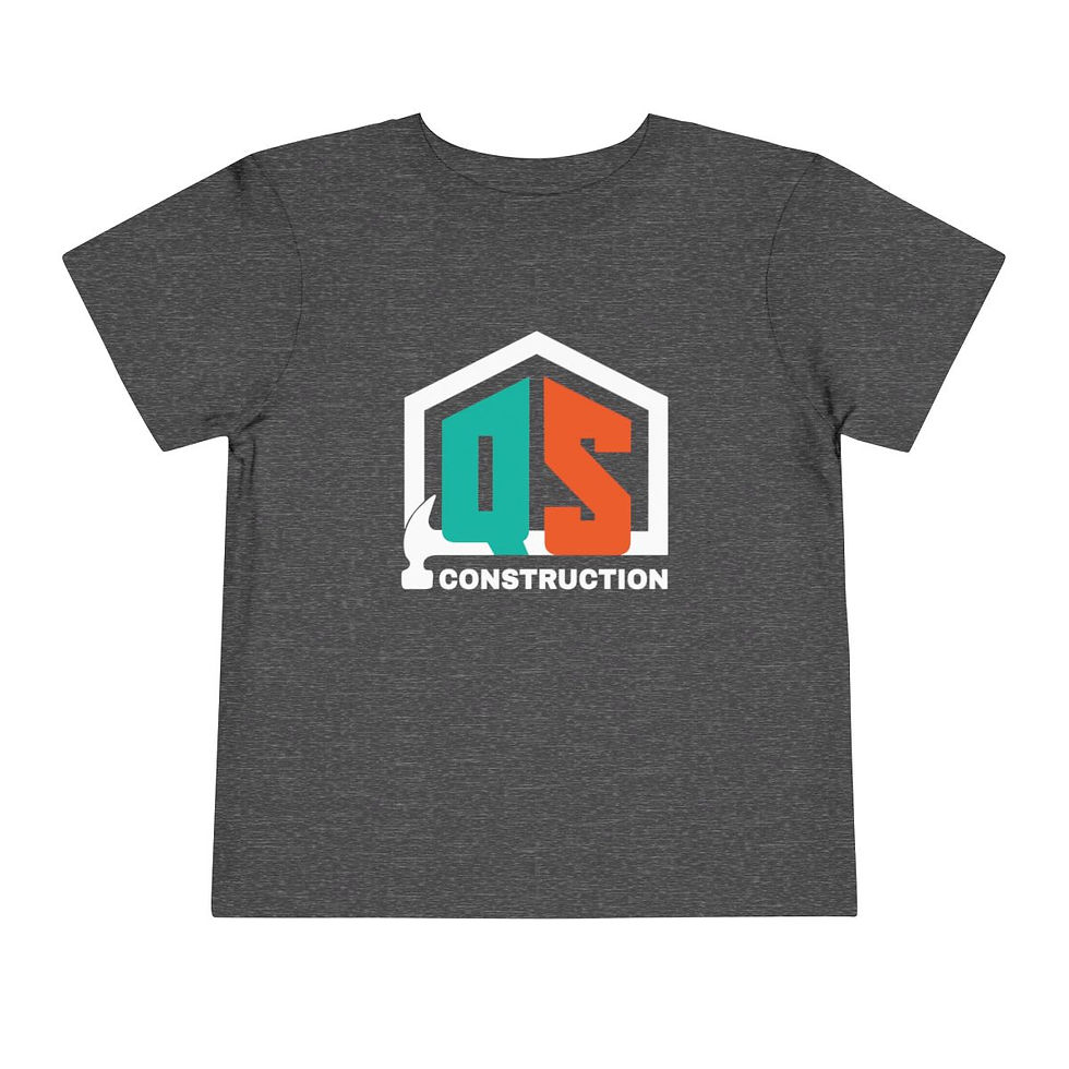 Thumbnail: Toddler Bella & Canvas Short Sleeve Tee - QS Construction