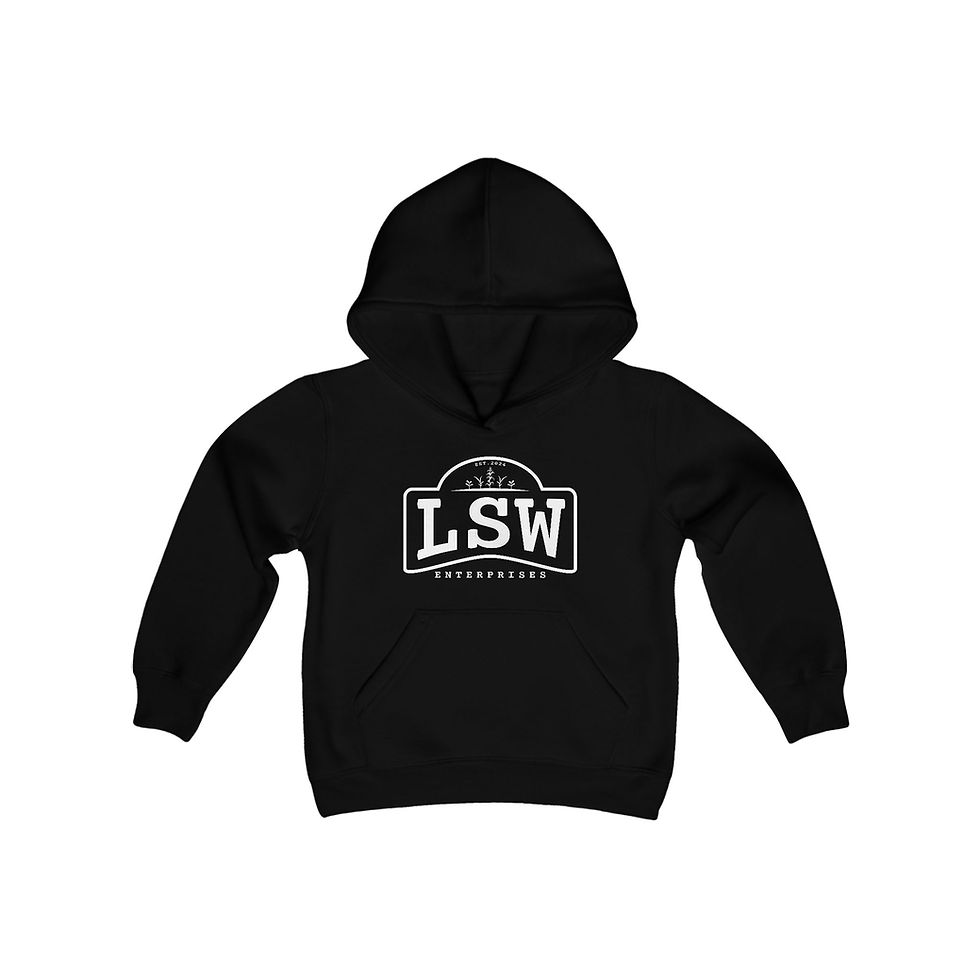 Thumbnail: Youth Heavy Blend Gildan Hooded Sweatshirt - LSW Enterprises