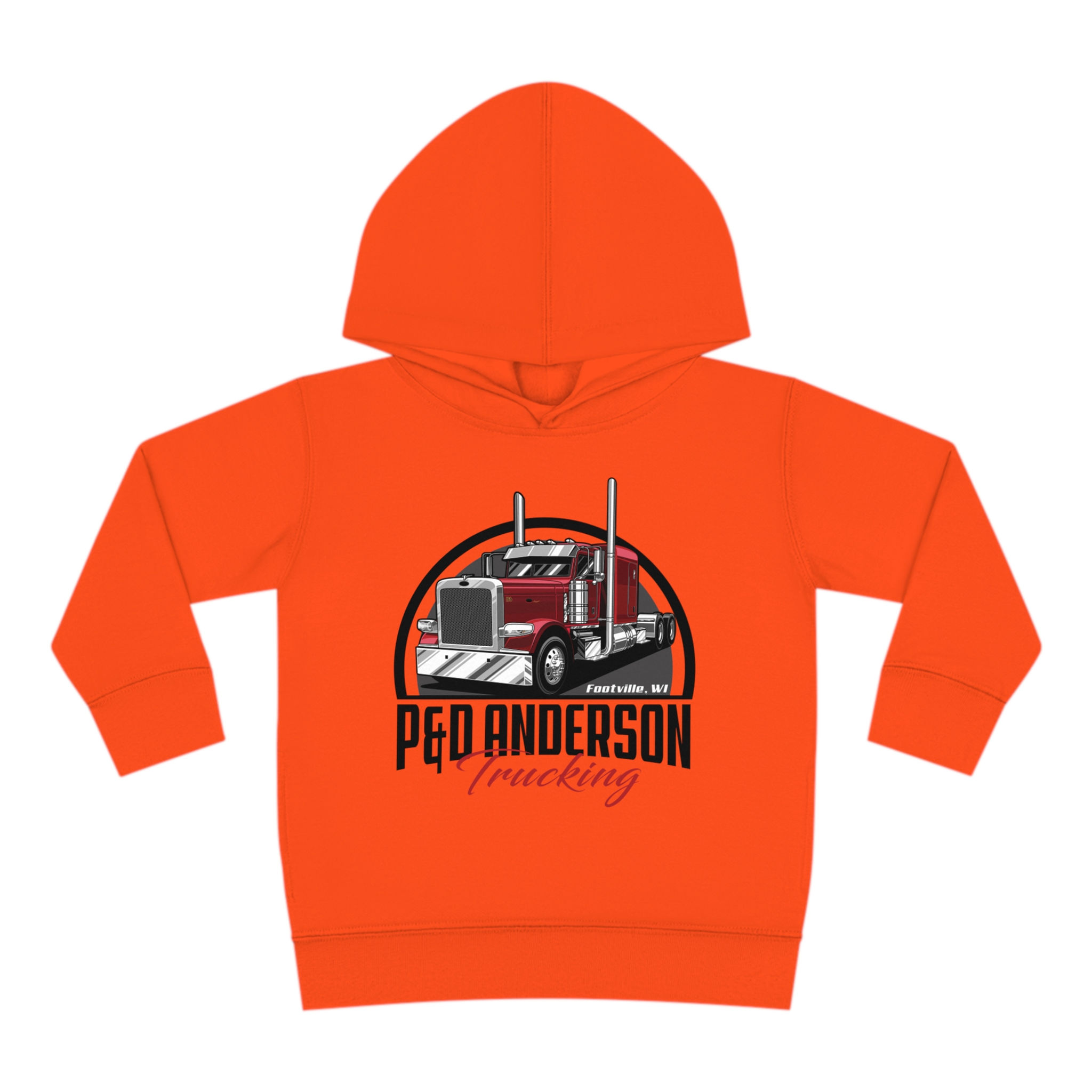 Toddler Pullover Fleece Hoodie - P&D Anderson Trucking
