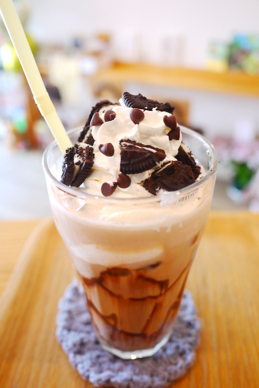 クッキークリーム&チョコチップモカ。