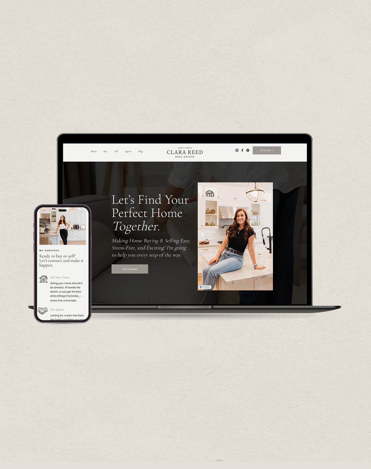 Clara Wix Website Template