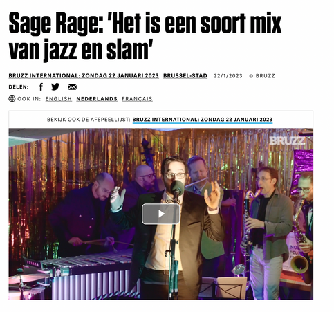 Sage Rage sur Bruzz!