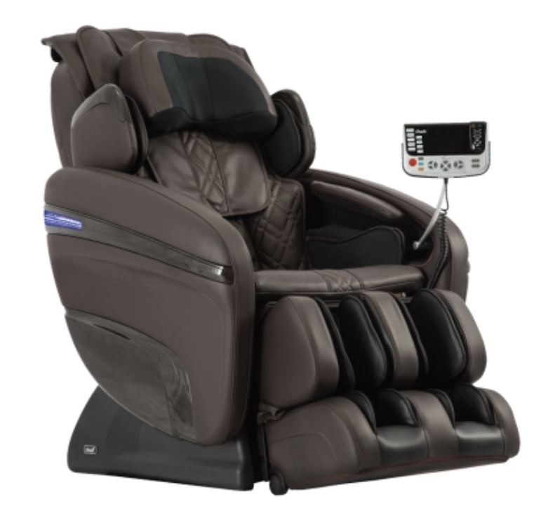 OSAKI 7200H Pinnacle Quad Roller Massage Chair Zero Gravity with Heat Brown