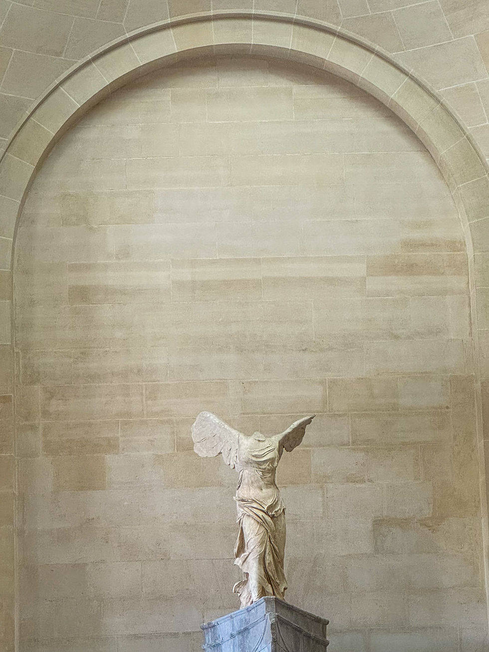 The Winged Victory of Samothrace in The Louvre Museum - Paris, France