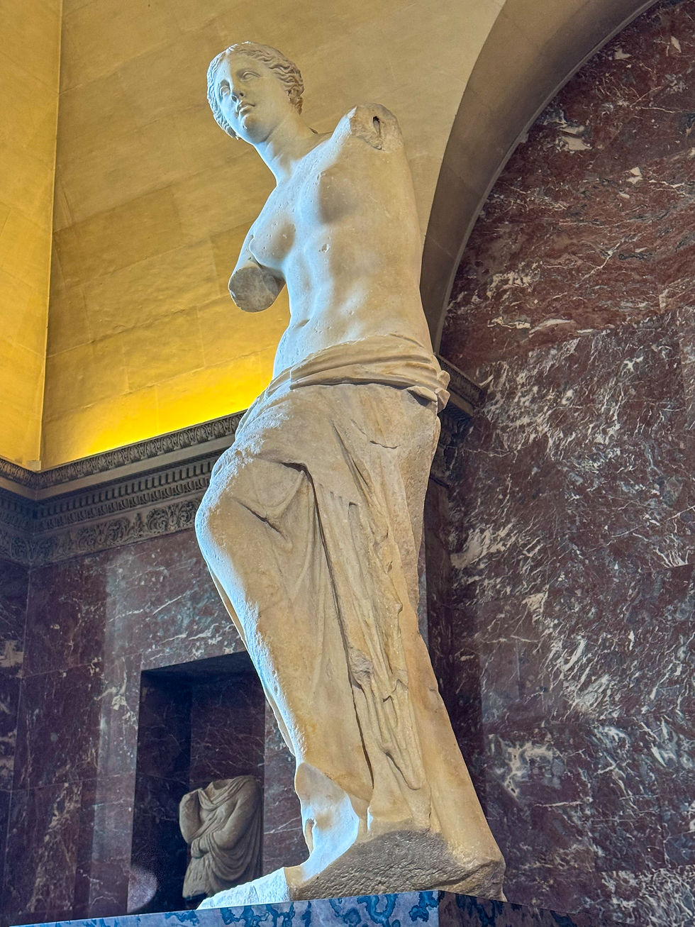 Venus de Milo in The Louvre Museum - Paris, France